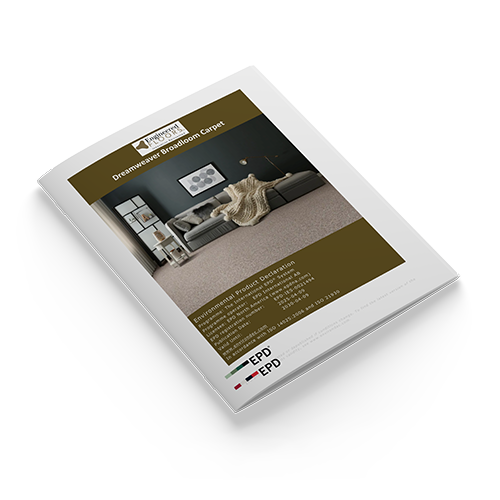 document mockup of Engineered Floors' EPD certification